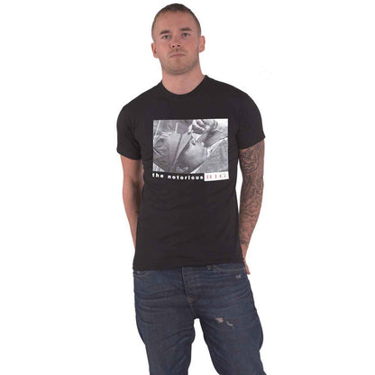 Black - Side - Biggie Smalls Unisex Adult Lay Down Cotton T-Shirt