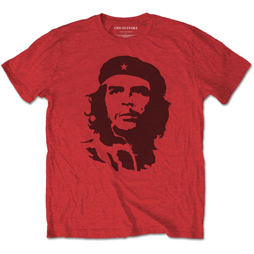 Red - Front - Che Guevara Unisex Adult Cotton T-Shirt