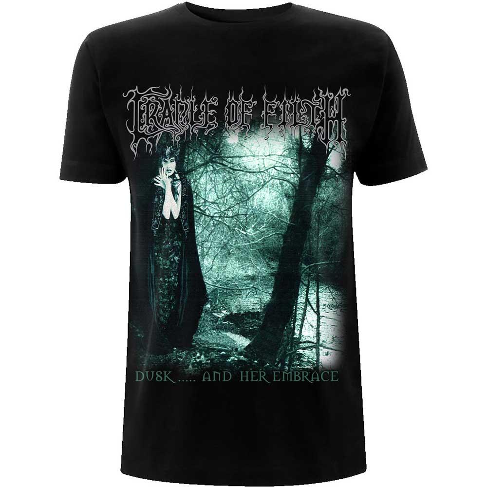 Black - Front - Cradle Of Filth Unisex Adult Dusk & Her Embrace Cotton T-Shirt