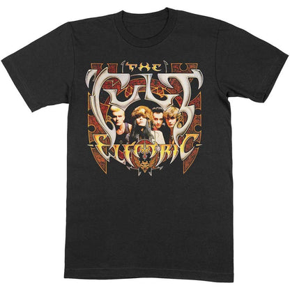Black - Front - The Cult Unisex Adult Electric Summer ´87 Cotton T-Shirt