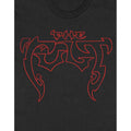 Black - Lifestyle - The Cult Unisex Adult Outline Cotton Logo T-Shirt