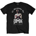 Black - Front - DMX Unisex Adult In Memory Cotton T-Shirt