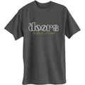 Charcoal Grey - Front - The Doors Unisex Adult LA California Cotton T-Shirt