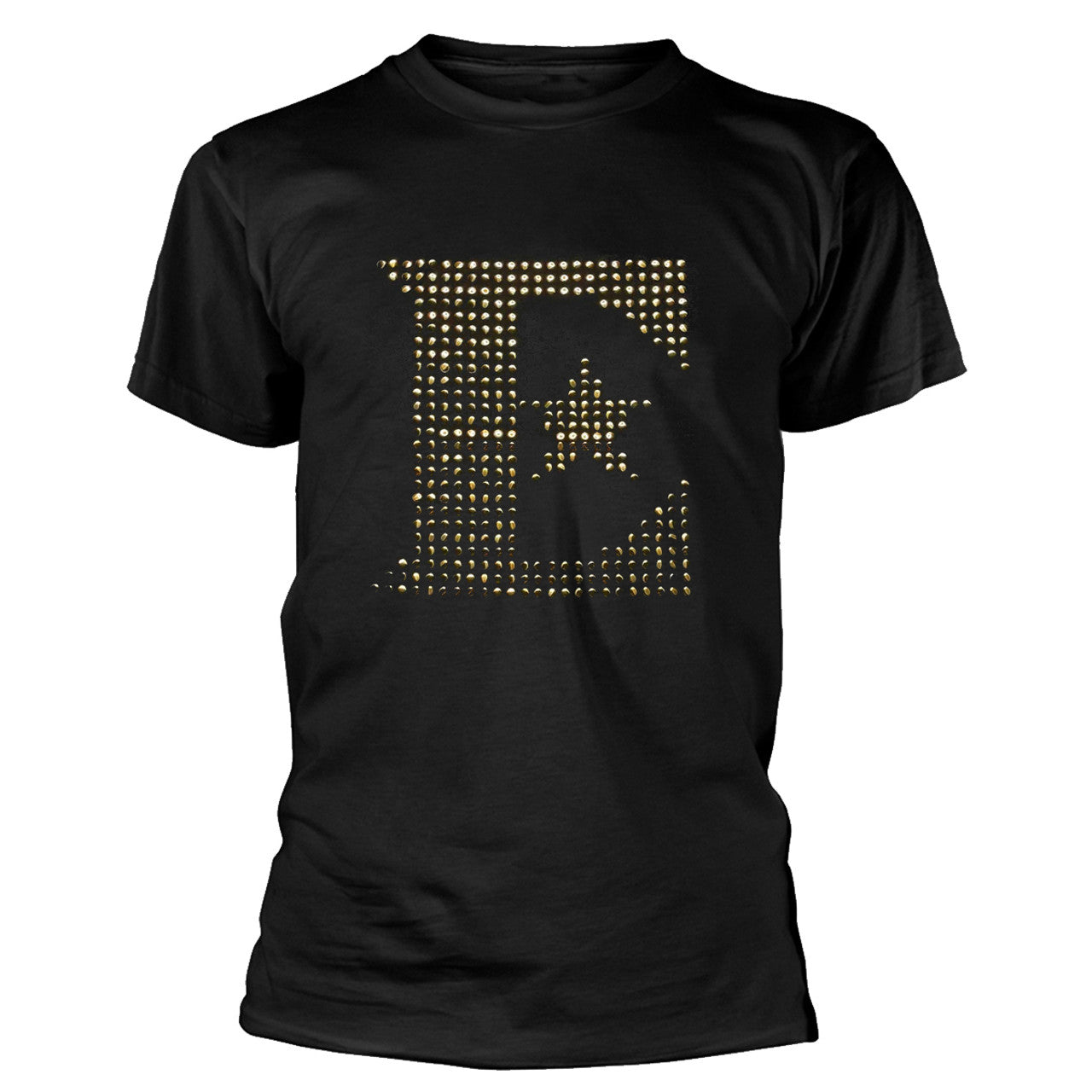 Black - Front - Elton John Unisex Adult Embellished T-Shirt