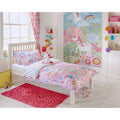 Pink - Front - Riva Home Unicorn Childrens-Kids Duvet Set