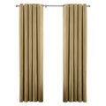 Ochre - Front - Riva Home Atlantic Eyelet Ringtop Curtains