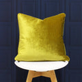 Ochre - Side - Riva Home Luxe Velvet Cushion Cover