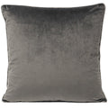 Charcoal-Dove Grey - Front - Paoletti Meridian Cushion Cover
