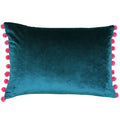 Teal-Berry - Front - Paoletti Fiesta Rectangle Cushion Cover