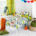 Multicolour - Front - Riva Home Jungletastic Duvet Cover Set
