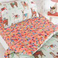 Multicolour - Front - Riva Home Llamarama Fitted Sheet