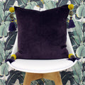 Damson-Lemon Curry - Pack Shot - Rive Home Poonam Cushion Cover