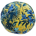 Teal - Front - Riva Home Amazon Jungle Round Cushion Cover
