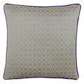 Taupe-Purple - Front - Riva Paoletti Balham Cushion Cover
