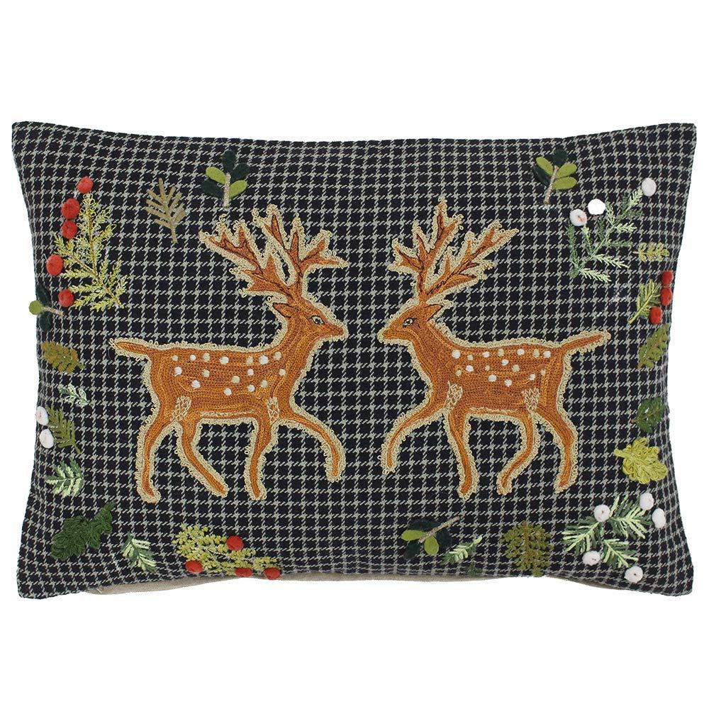Multicolour - Front - Riva Paoletti Artisan Deer Cushion Cover
