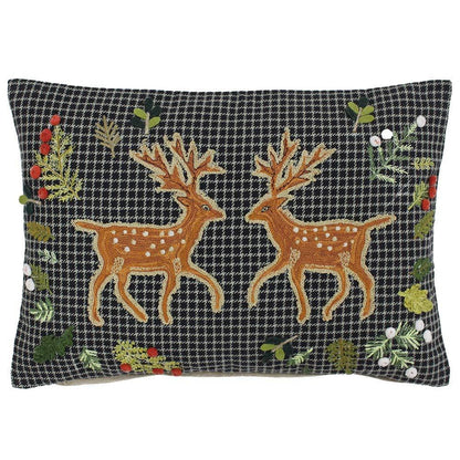 Multicolour - Front - Riva Paoletti Artisan Deer Cushion Cover