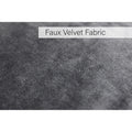 Smokey Grey - Side - Riva Paoletti Kiruna Faux Fur Edged Square Cushion Cover
