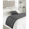 Pewter - Front - Riva Paoletti New Diamante Bed Runner