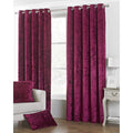 Wine - Back - Riva Paoletti Verona Eyelet Curtains