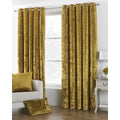Ochre - Front - Riva Paoletti Verona Eyelet Curtains