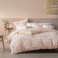 Peach - Front - Linen House Haze Duvet Cover Set