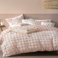 Peach - Back - Linen House Haze Housewife Pillowcase Pair