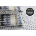 Indigo - Back - Linen House Northbrook Pillowcase Pair