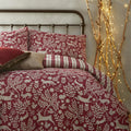Wild Berry - Back - Riva Paoletti Skandi Woodland Duvet Cover Set
