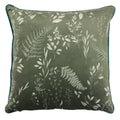 Sage - Front - Furn Fearne Botanical Print Feather Filled Cushion