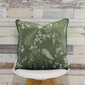 Sage - Lifestyle - Furn Fearne Botanical Print Feather Filled Cushion
