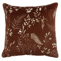 Brick - Front - Furn Fearne Botanical Print Feather Filled Cushion