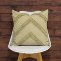 Natural - Side - The Linen Yard Nammos Reversible Cushion Cover