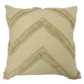 Natural - Front - The Linen Yard Nammos Reversible Cushion Cover
