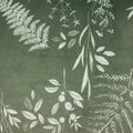 Sage Green - Close up - Furn Fearne Botanical Cushion Cover