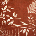 Brick - Close up - Furn Fearne Botanical Cushion Cover