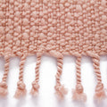 Blush Pink - Back - Furn Jocelyn Chunky Knit Throw