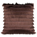 Rock Rose - Front - Furn Flicker Tiered Fringe Cushion Cover