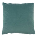 Teal - Back - Furn Flicker Tiered Fringe Cushion Cover