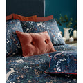 Midnight Blue - Side - Furn Richmond Duvet Cover Set With Woodland And Botanical Design