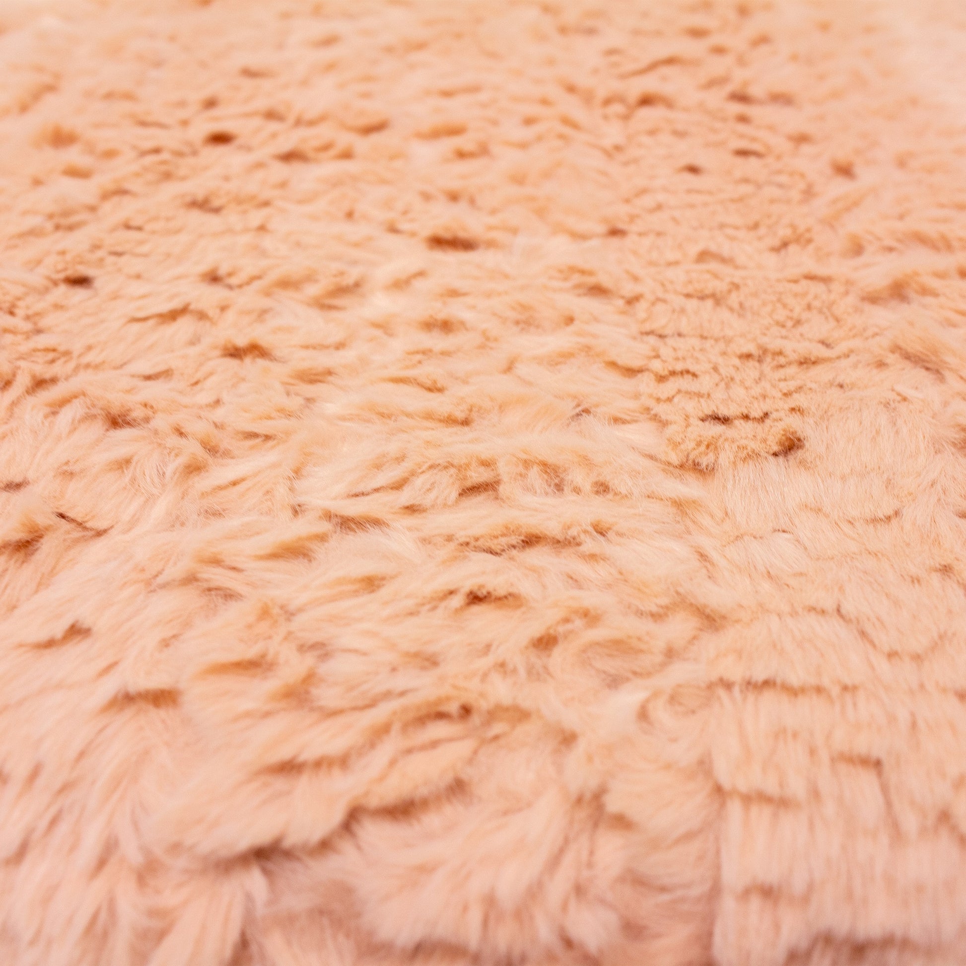 Blush Pink - Lifestyle - Furn Tundra Throw with Faux Fur Design