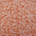Rust - Side - Furn Weaver Throw with Herringbone Design