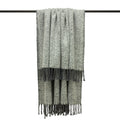 Grey - Front - Furn Weaver Throw with Herringbone Design