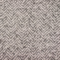 Grey - Side - Furn Weaver Throw with Herringbone Design