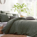 Eucalyptus - Front - The Linen Yard Stonehouse Duvet Cover Set