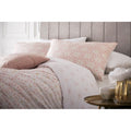 Blush Pink-Gold - Back - Furn Tessellate Duvet Cover and Pillowcase Set