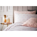 Blush Pink-Gold - Side - Furn Tessellate Duvet Cover and Pillowcase Set