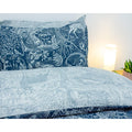 Midnight Blue - Lifestyle - Creative Cloth Winter Woods Duvet and Pillowcase Set