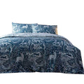 Midnight Blue - Front - Creative Cloth Winter Woods Duvet and Pillowcase Set