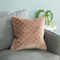 Blush Pink - Back - Paoletti Avenue Cushion Cover