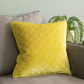 Ochre Yellow - Back - Paoletti Avenue Cushion Cover